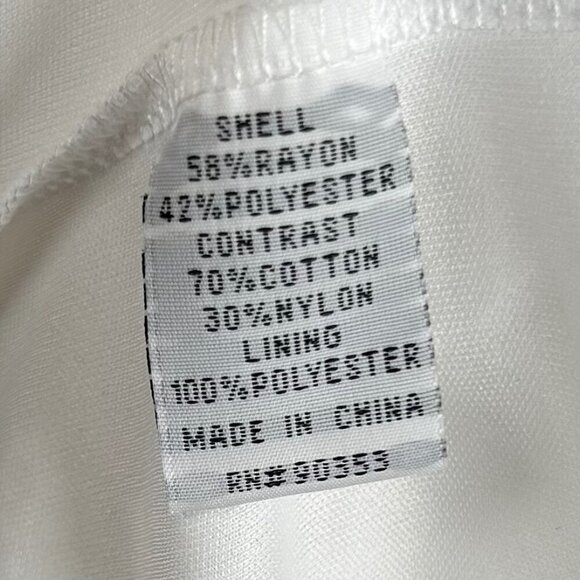 J. Gee White Lace Maxi Dress Size Small Flowy Wedding Engagement Beach Summer - Picture 7 of 9